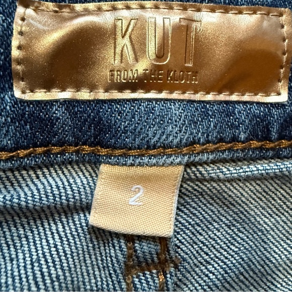 KUT FROM THE KLOTH Reese High-Rise Ankle Straight Jeans Size 2 ๐โจ - Picture 4 of 14